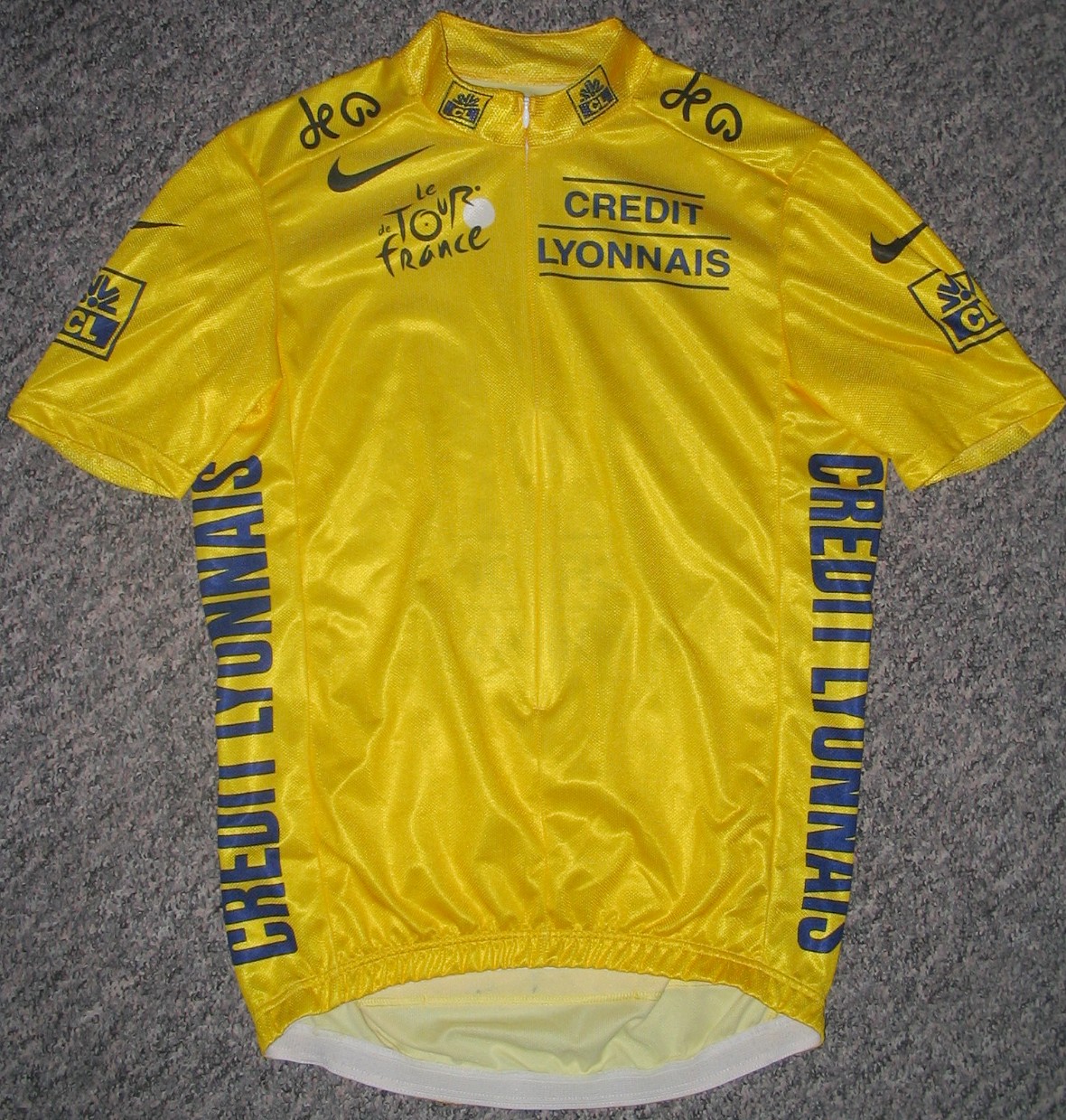 The Leader Of General Classification Wears Yellow Jersey
