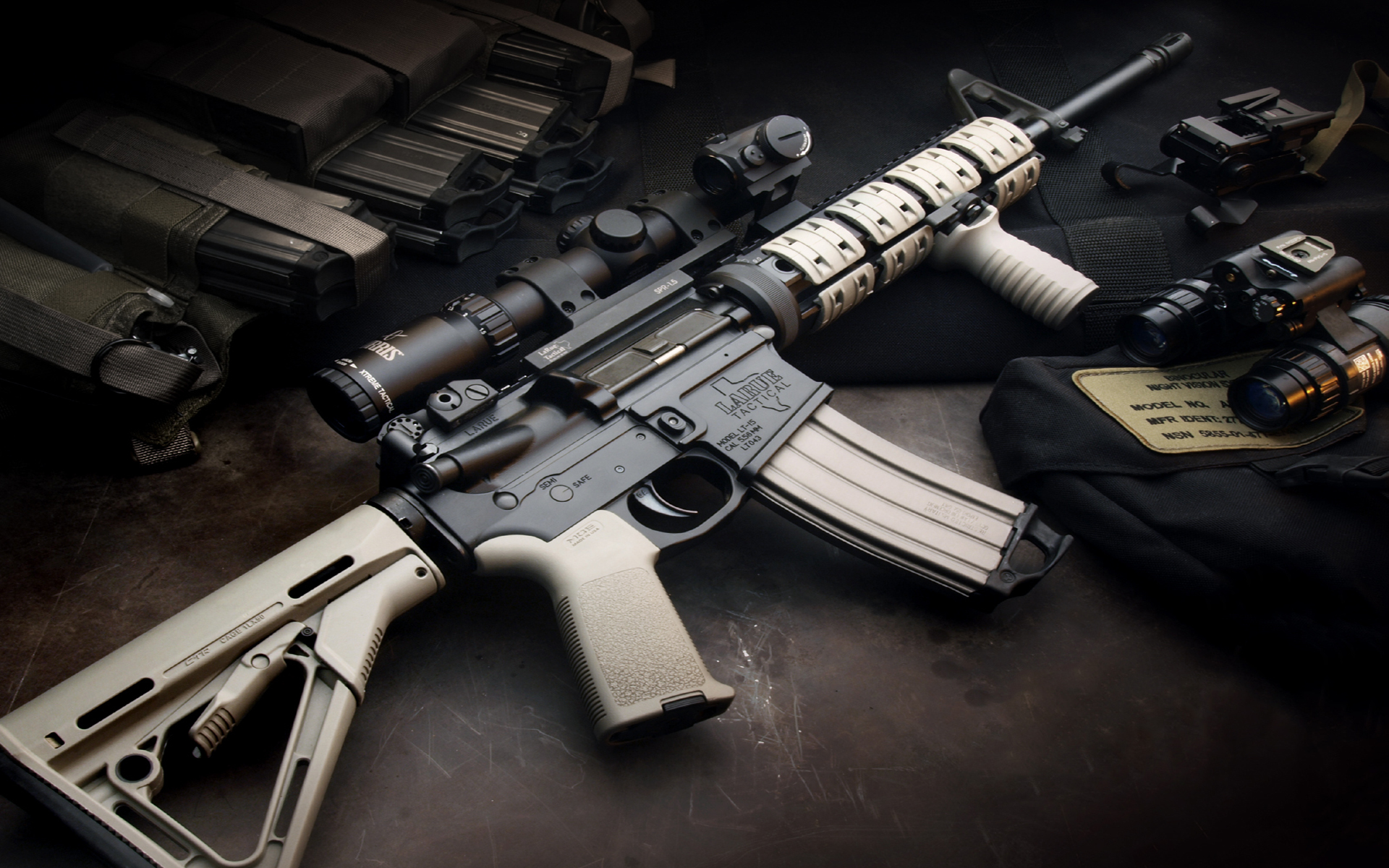 M4a1 Weapon Gun Military Rifle Police F Wallpaper