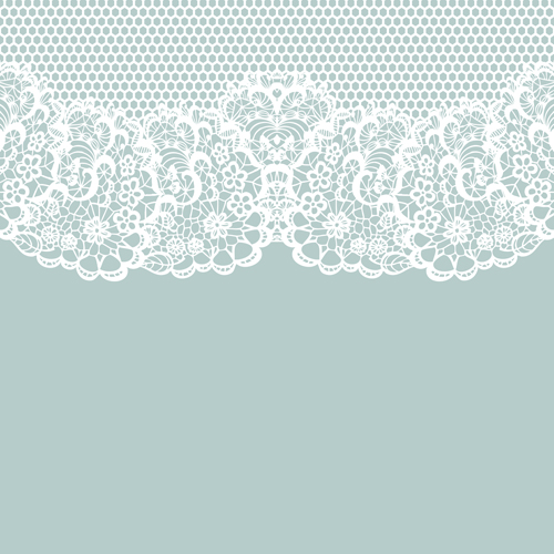 Blue And White Lace Background For