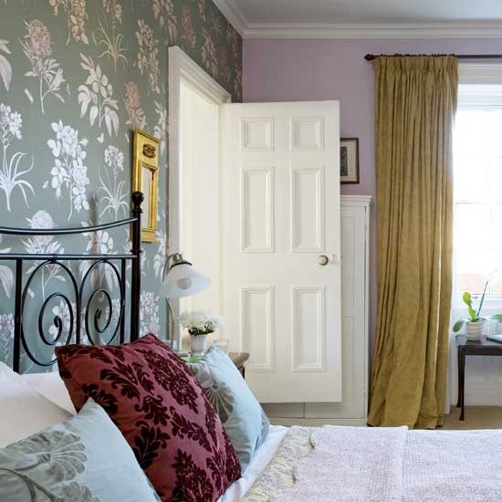 Feature Wall Wallpaper Bedroom With