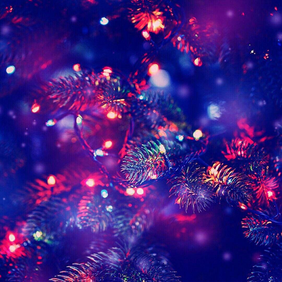 Christmas Lights Aesthetic Wallpaper