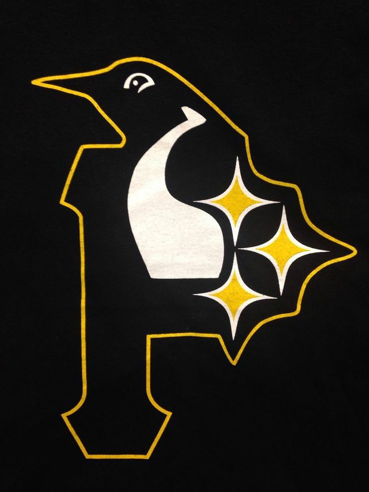 Pittsburgh Pirates Penguins Steelers Morphed Logo T Shirt Adult Small