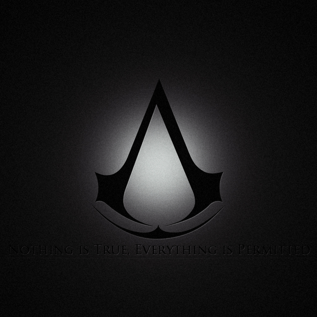 Assassins Creed Brotherhood Logo iPad Wallpaper Amazing Wallpaper 1024x1024
