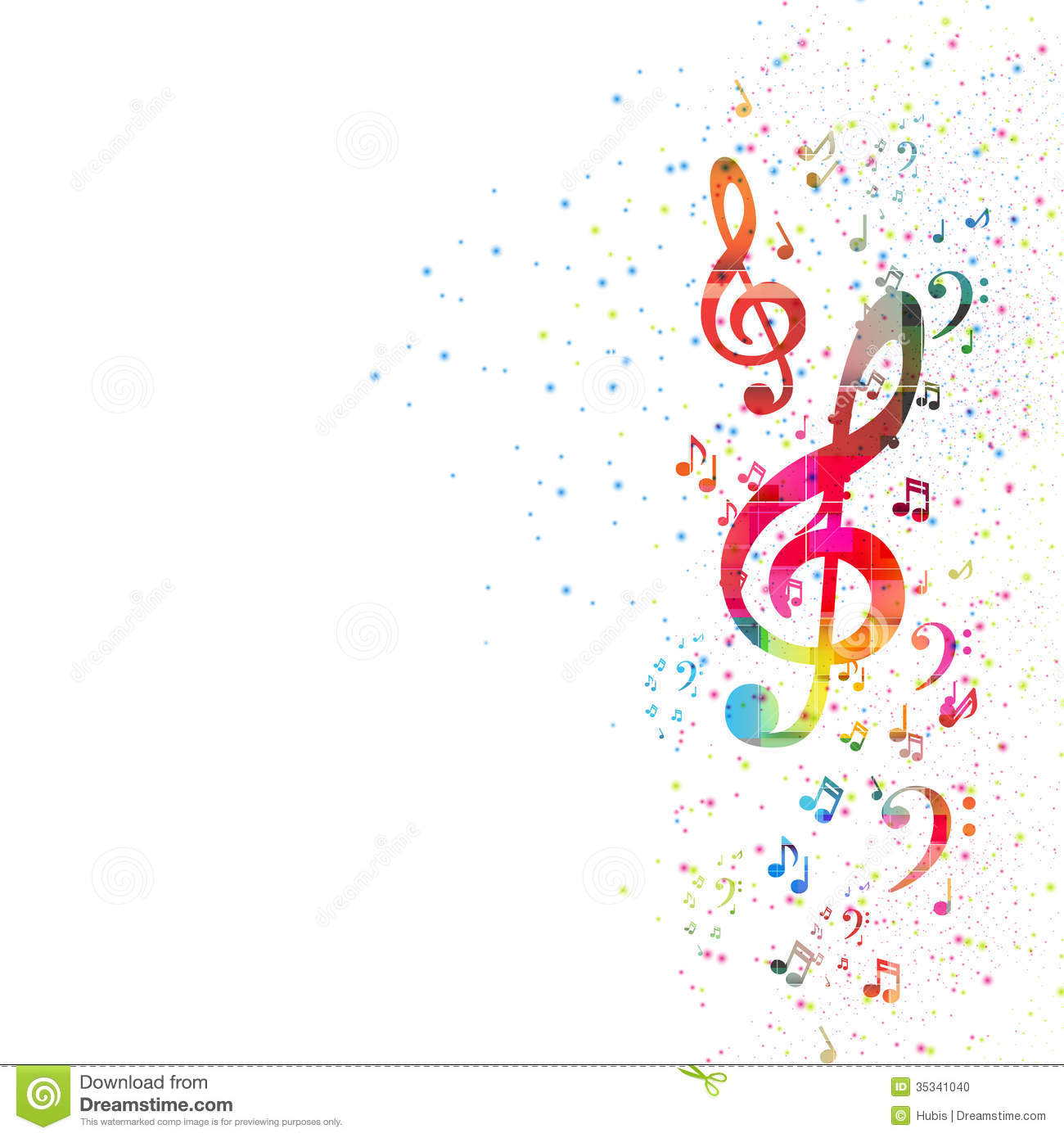 Ing Gallery For Rainbow Music Note Background