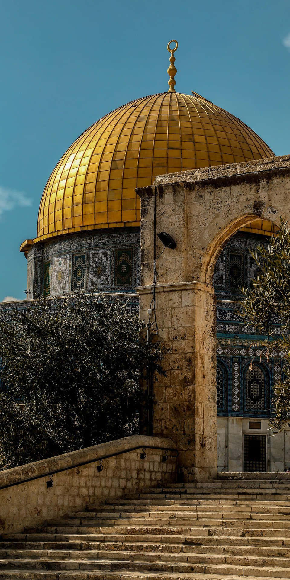 Dome Rock Sunlit Wallpaper
