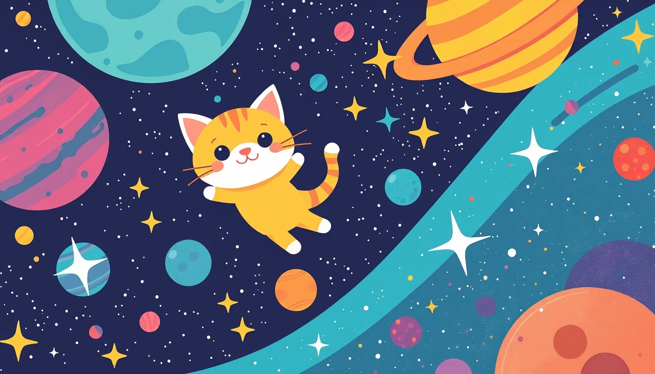 Space Cat Wallpaper
