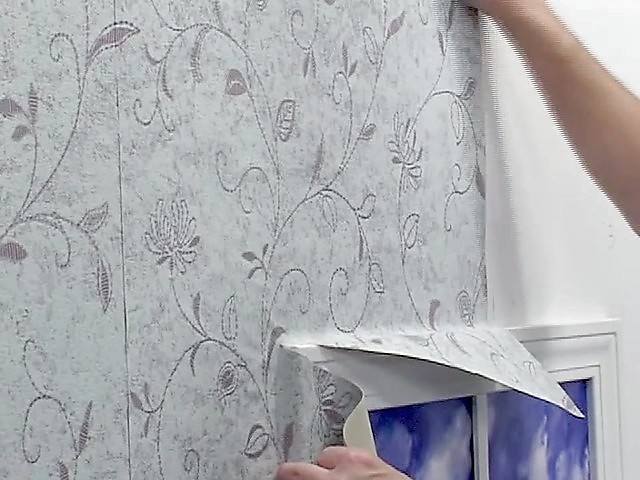 Wallpaper Installation Cutting Around Objects Regular Window