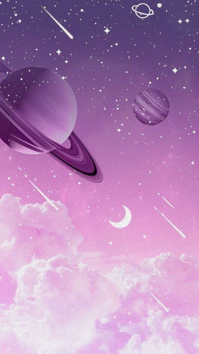 space desktop backgrounds cartoon image of planets shooting stars 700x1244
