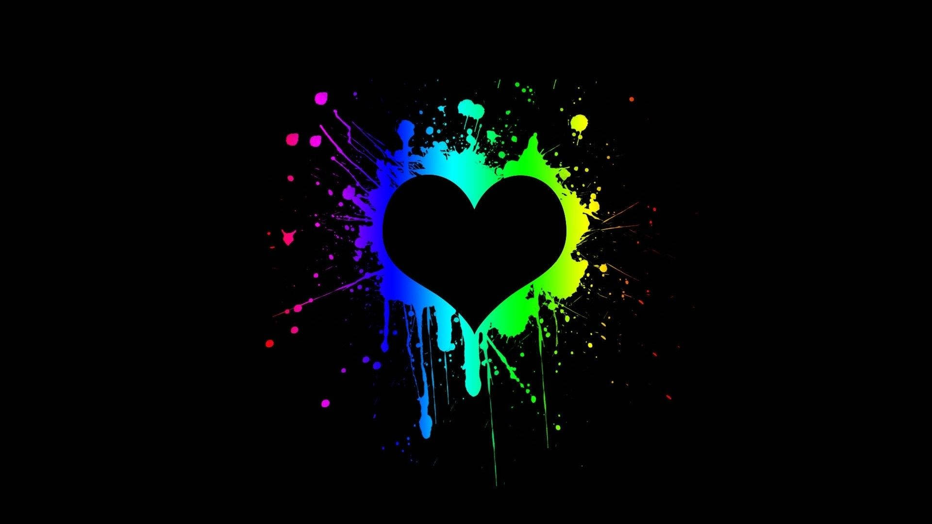 Black Heart Wallpaper