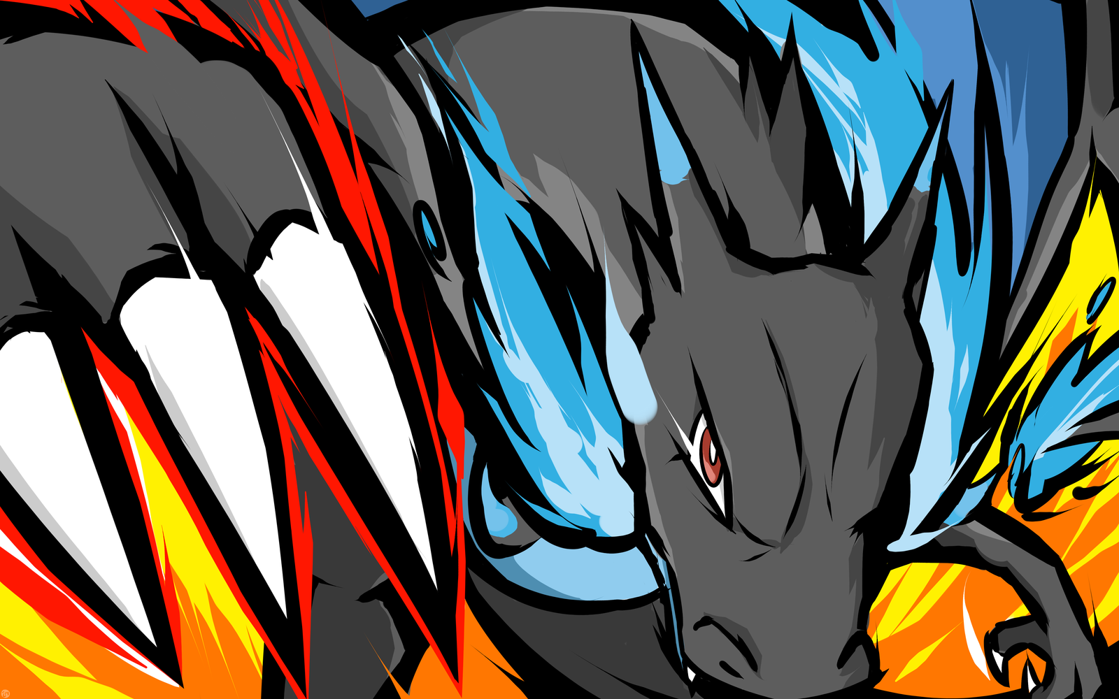 Mega Charizard X Dragon Claw By Ishmam