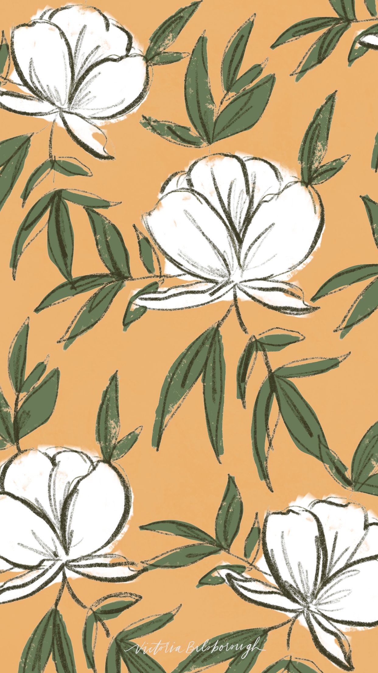 Simple Summer Conrivatio Wallpaper Background Pattern