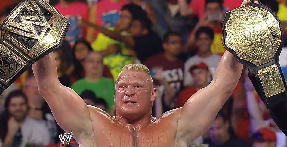 Brock Lesnar The New Wwe World Heavyweight Champion Wrestle Stars