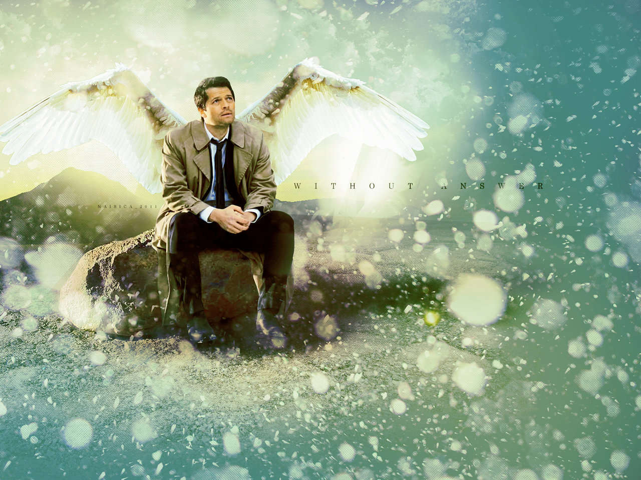 Supernatural Castiel Wallpaper Widescreen Image