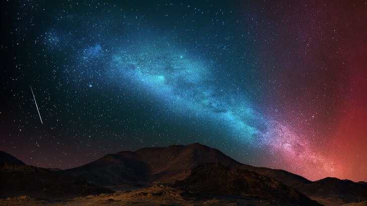 Starry Night Over The Desert Wallpaper Nature HD