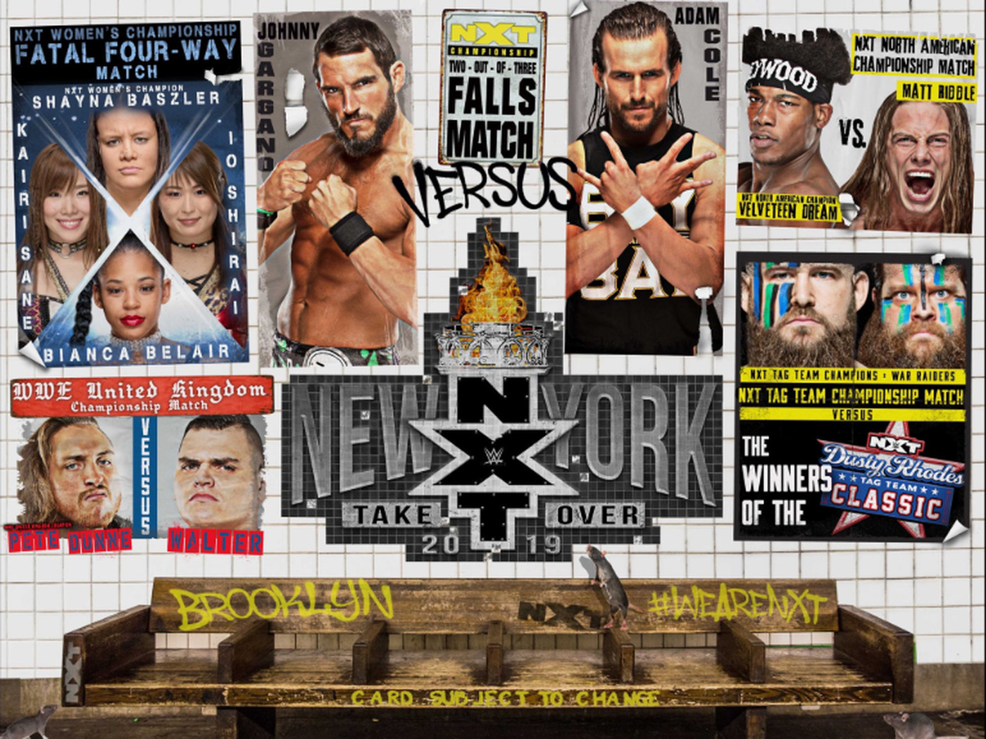 The Nxt Takeover New York Poster Is Incredible Cageside Seats