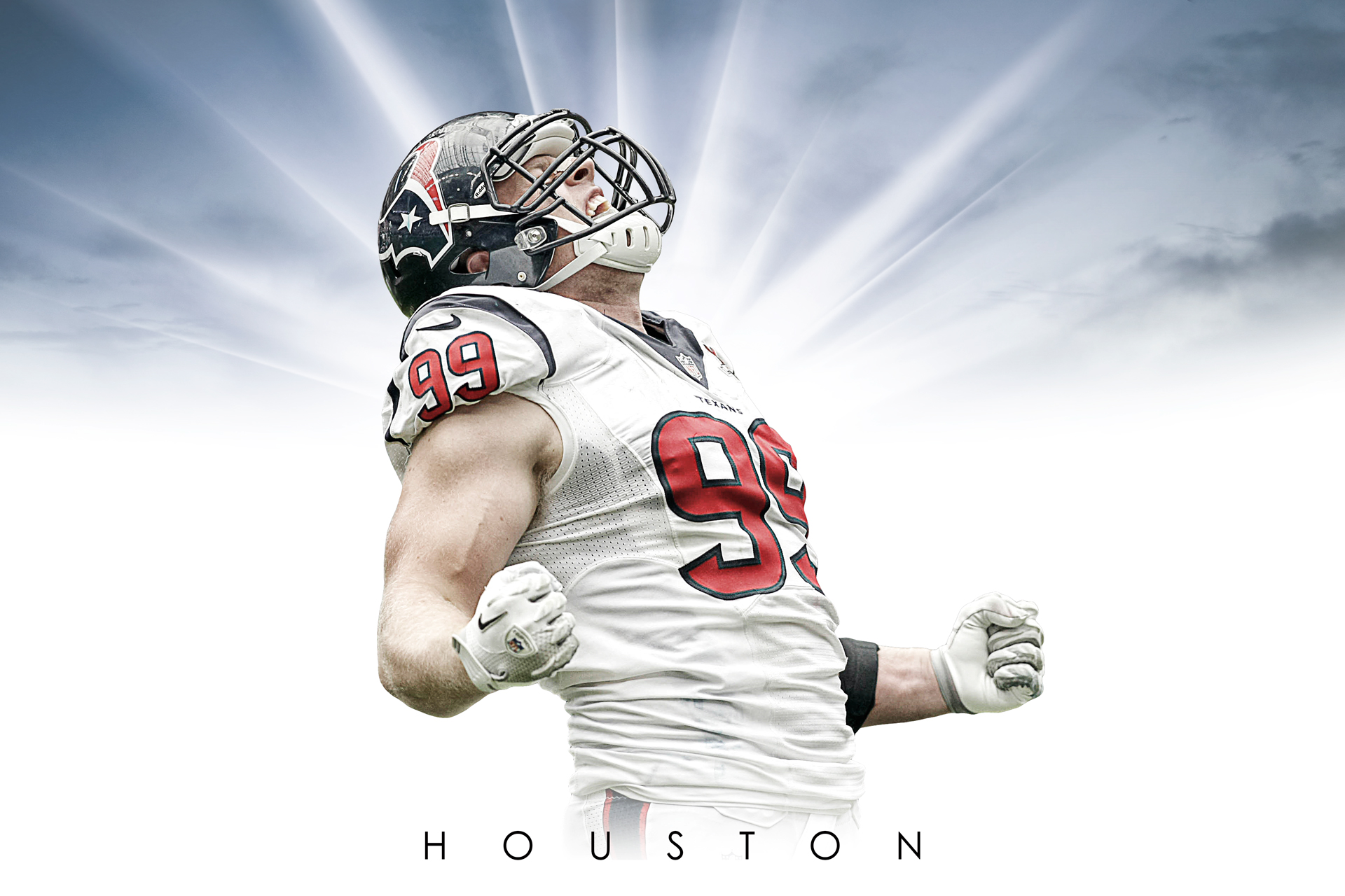 Jj Watt Celebration Sunburst Desktop Wallpaper