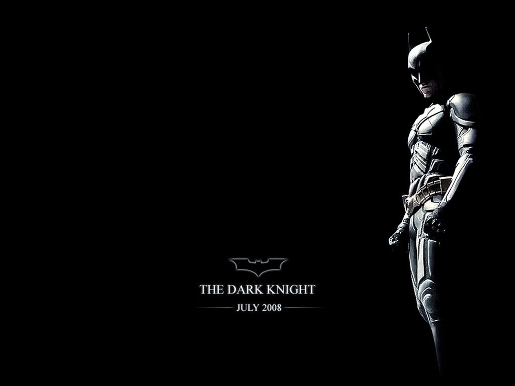 Dark Knight Black Background Poster Wallpaper Batman