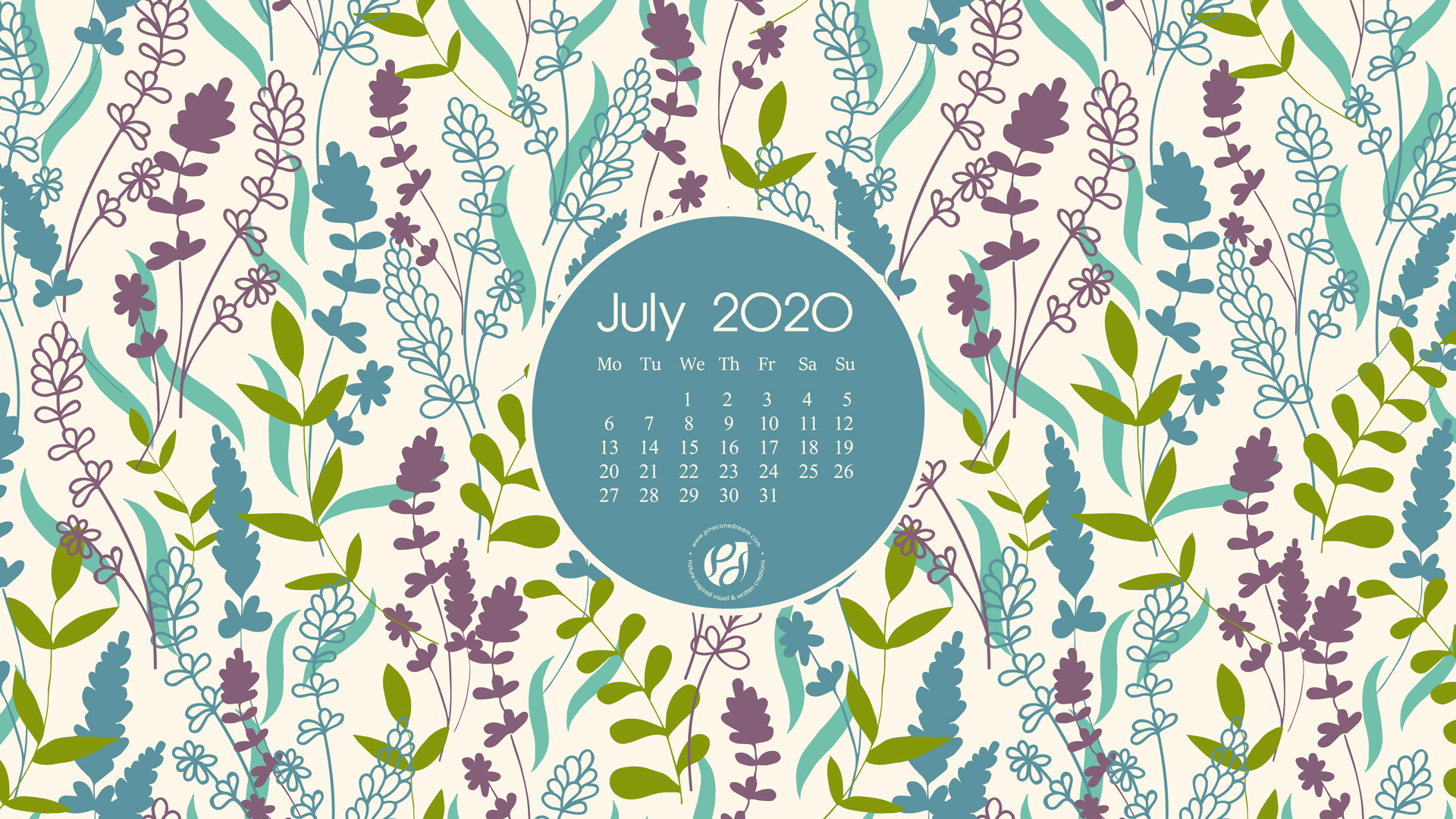July Calendar Wallpaper Printable Planner