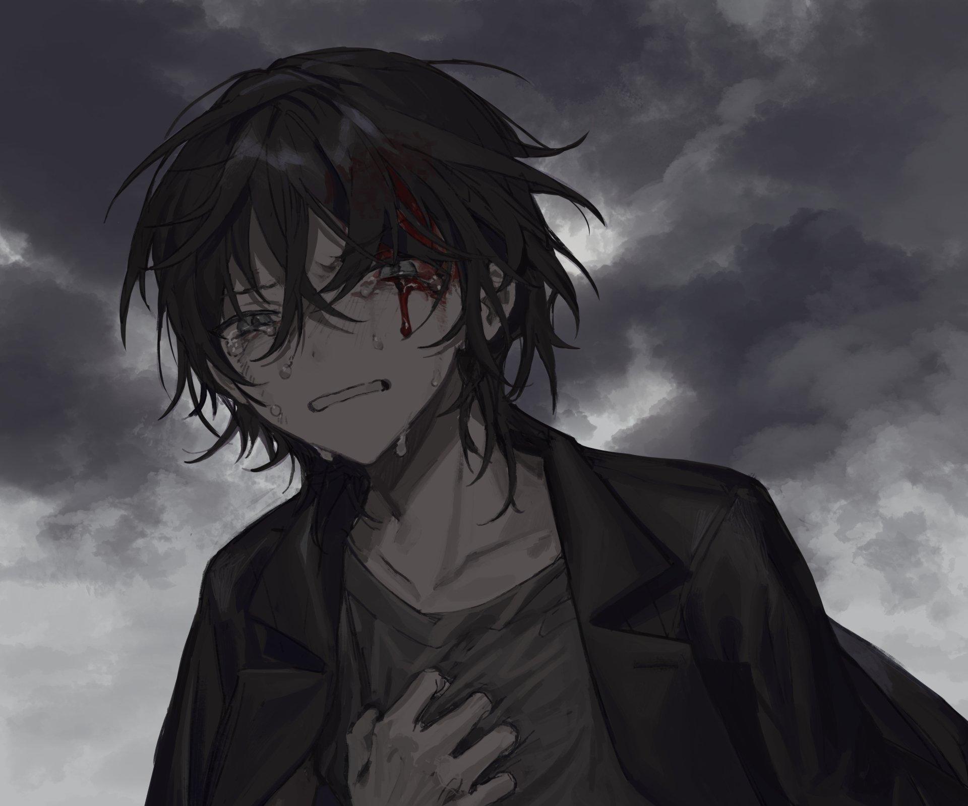 Tears Anime Boy 4k Ultra HD Wallpaper