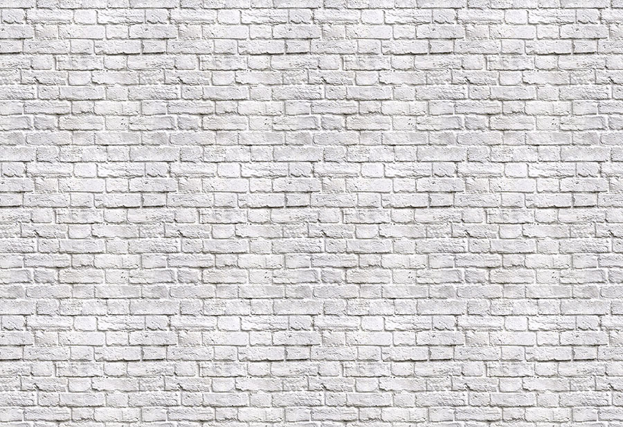 White Brick Wallpaper Effect Murals Wallcoverings