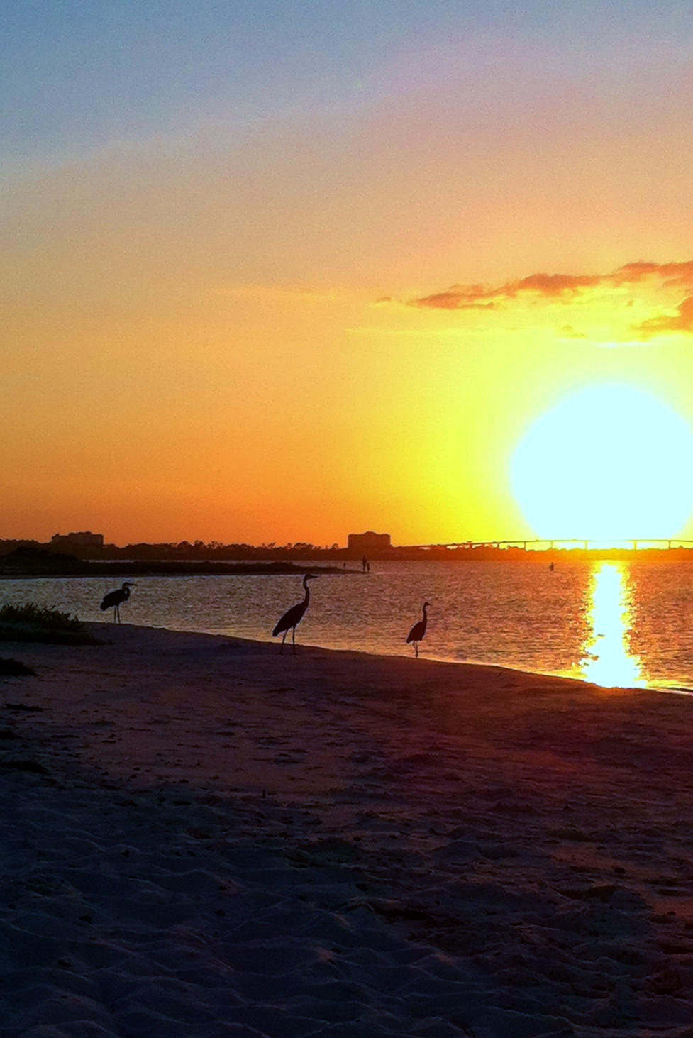 Pensacola Beach Sunset Pictures Widescreen Wallpaper HD