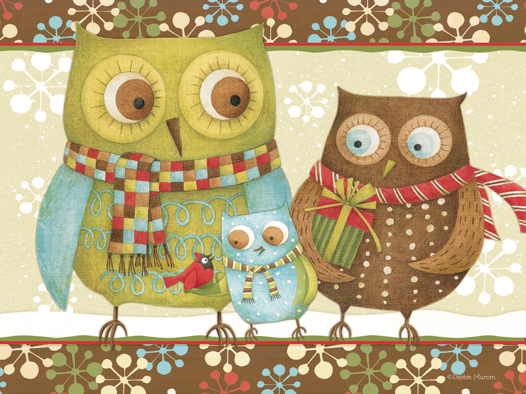 Free PC Wallpaper Christmas Owl - WallpaperSafari