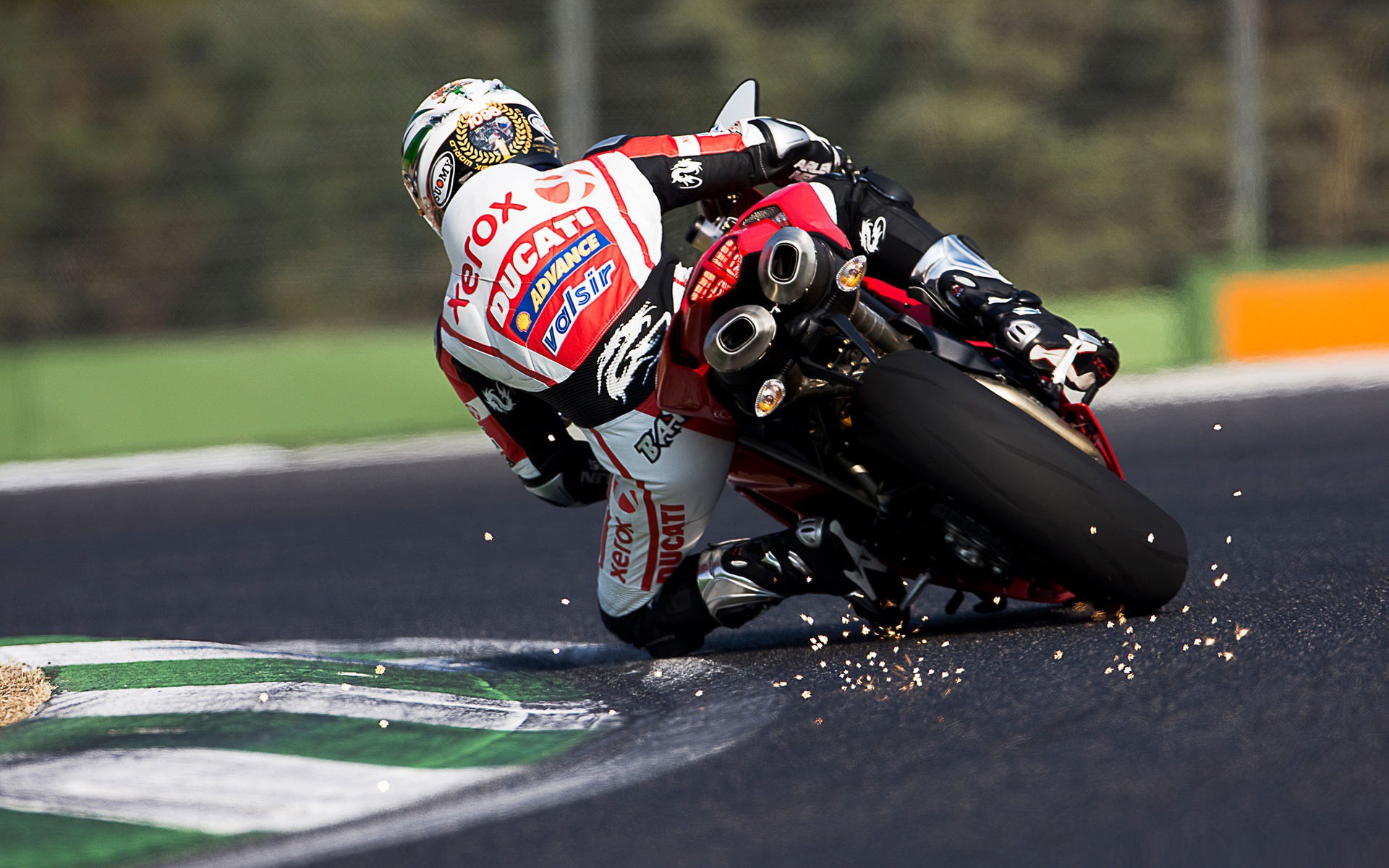 Ducati Superbike Motorcycle Racing Desktop Wallpaper