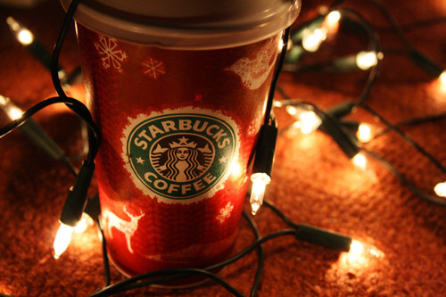 Tags Starbucks Coffee Christmas Lights