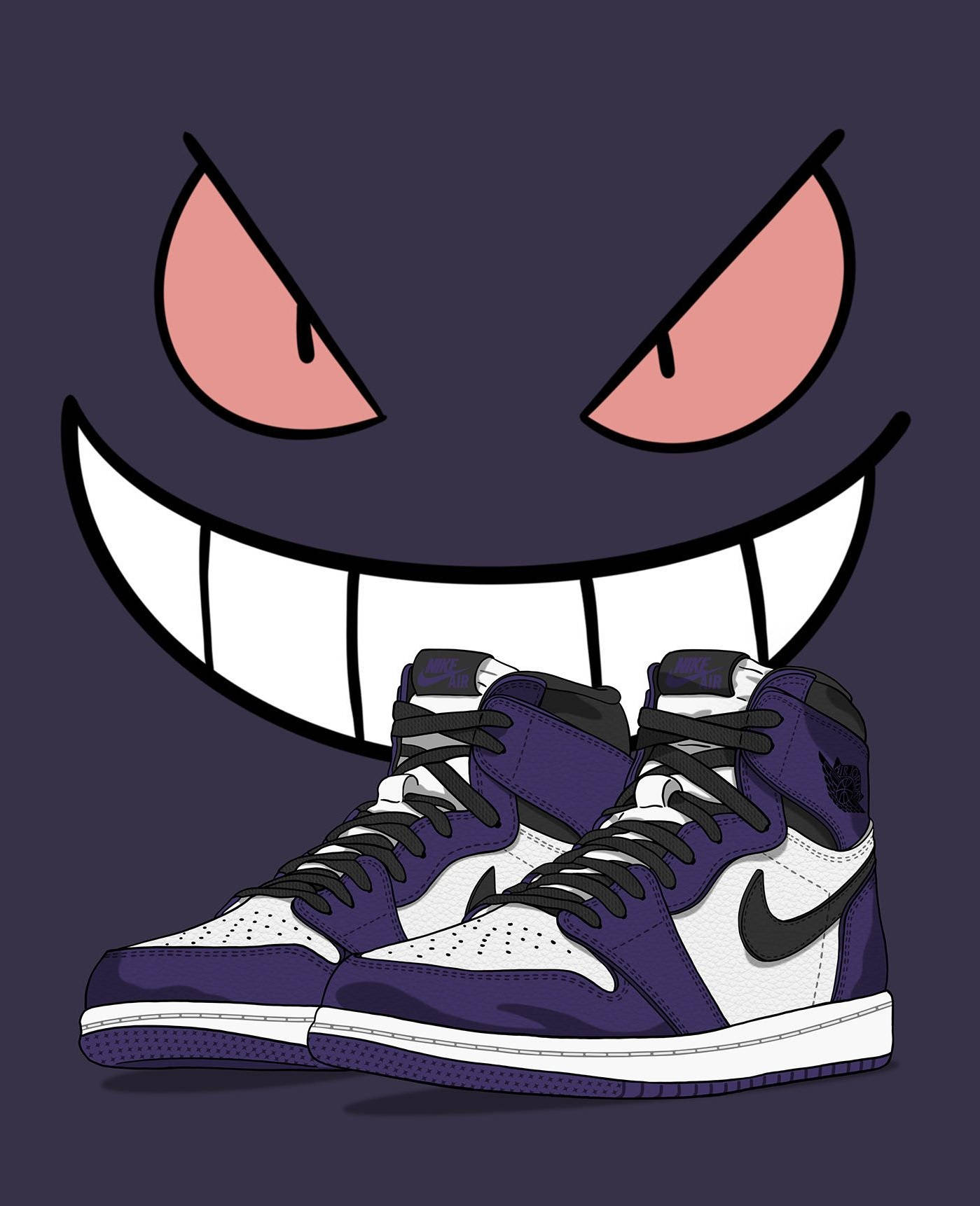 Purple Jordan HD Wallpaper