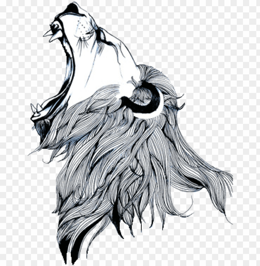 Clip Black And White Library Gargoyles Drawing Lion Simple