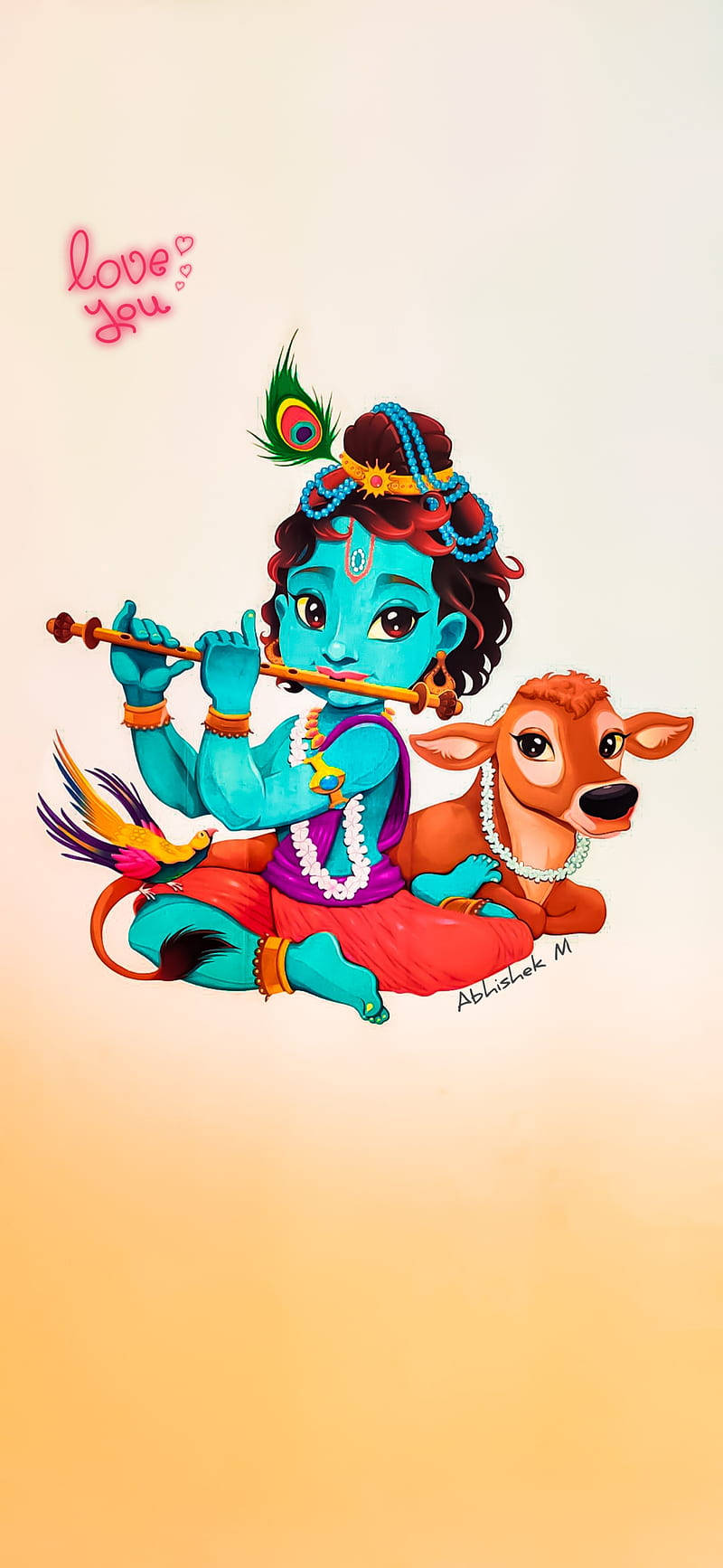 Little Krishna Wallpaper