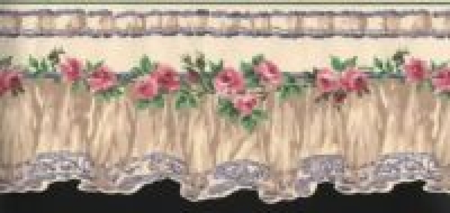 Wallpaper Border Houses Imperial Victorian Rose