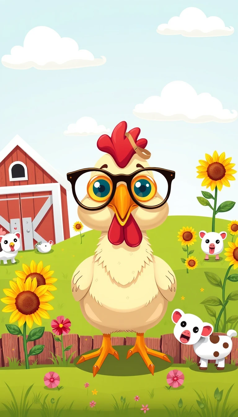 Funny Chicken Wallpaper