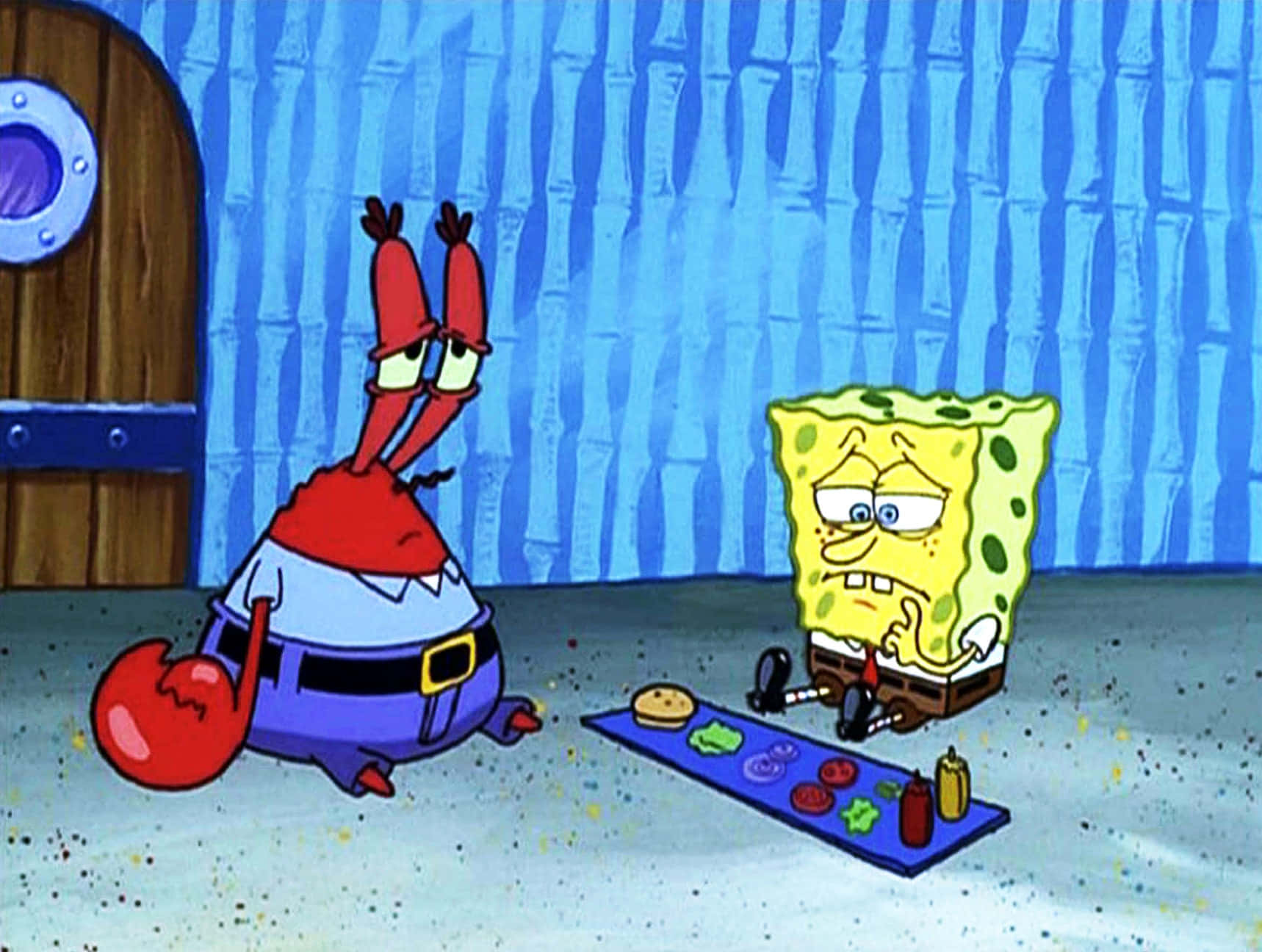 Spongebob Crying Mtpg4fxn5cx1331m Wallpaper