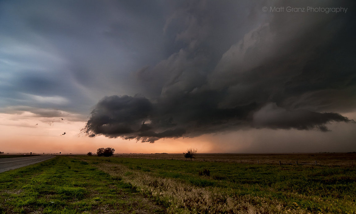 Oklahoma Storm Front By Mattgranzphotography