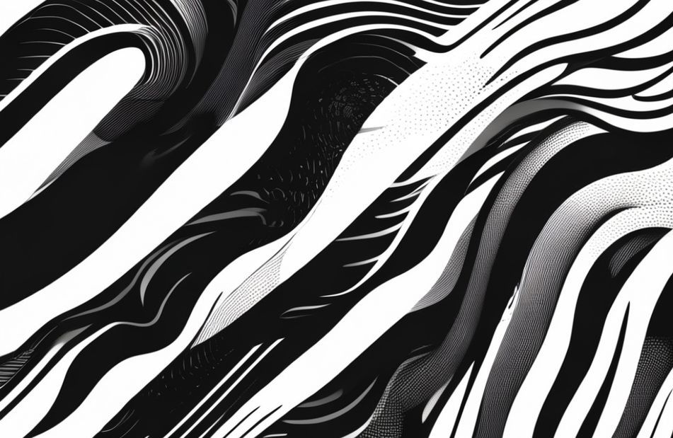 Black And White Abstract Wallpaper