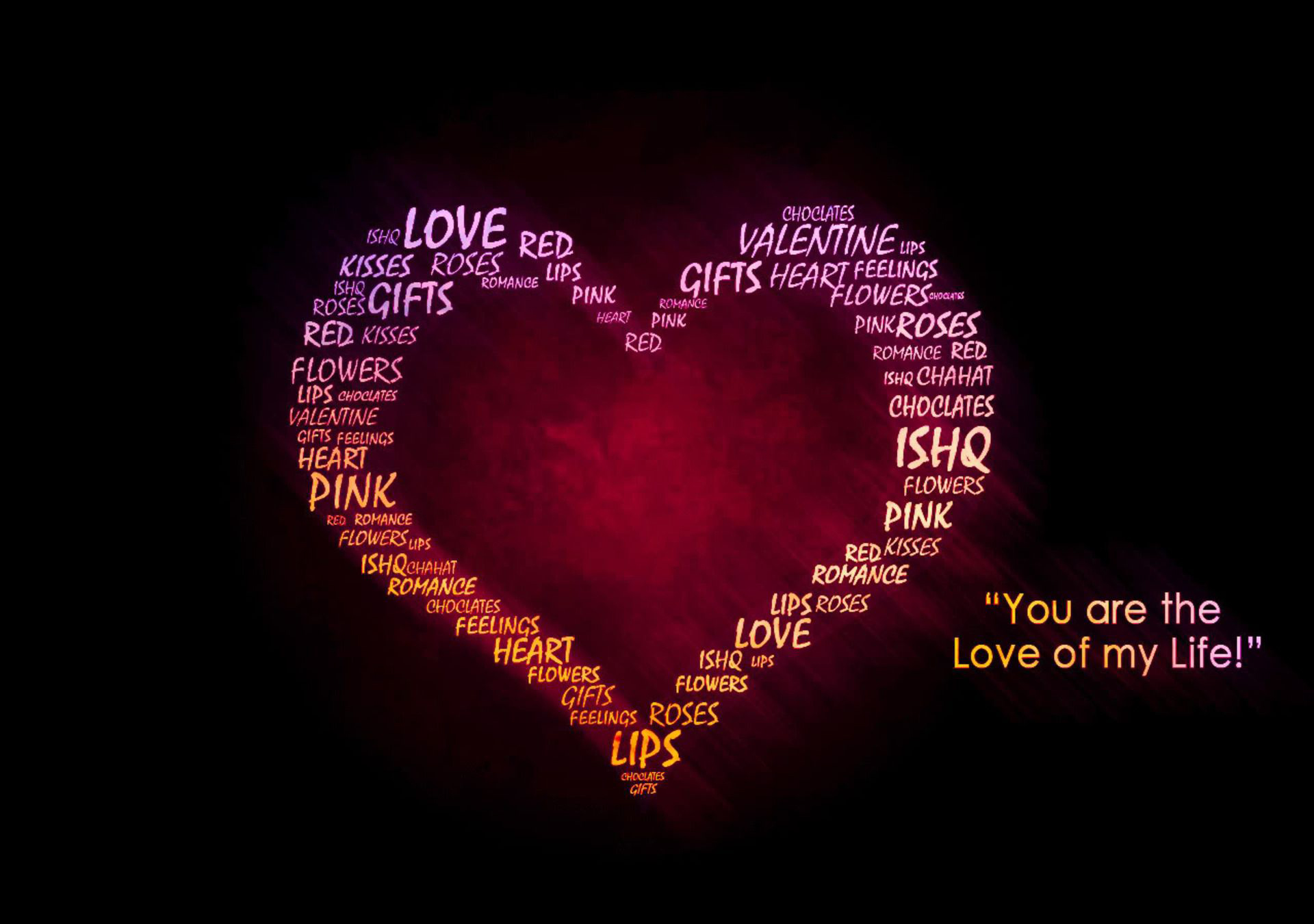 Love Quotes Background HD Wallpaper Background