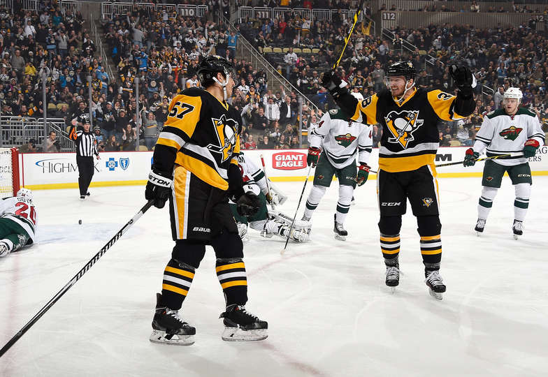 Penguins Vs Wild Pittsburgh Photos