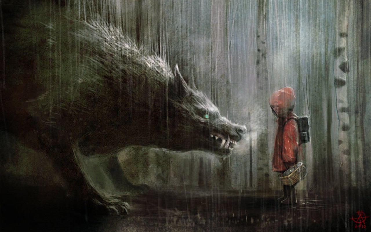 Red Riding Hood Wallpaper Wallpaperz Co