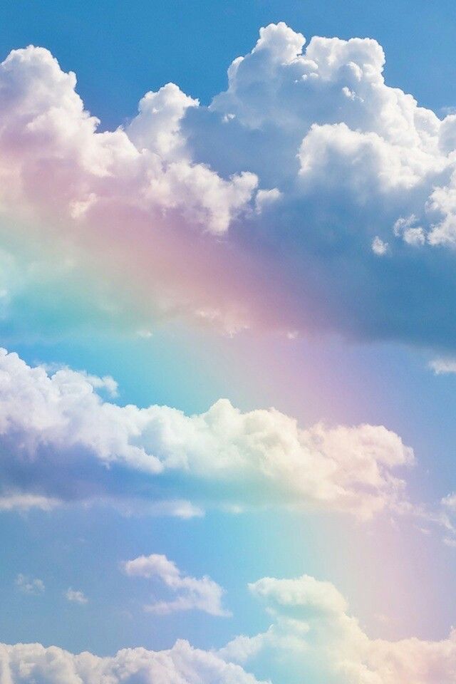 Clouds Scenic Rainbow Cloud Wallpaper