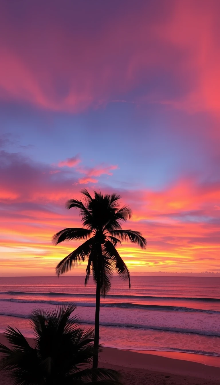 Sunset Beach Wallpaper