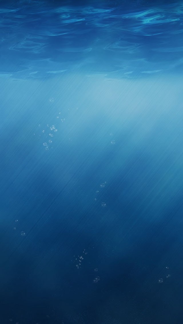 iPhone 5s 5c Wallpaper Pure Blue Sunlight Undersea Covers