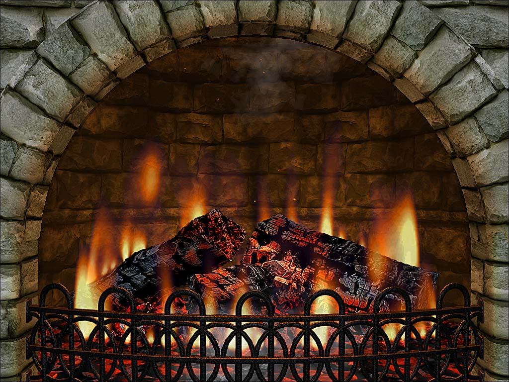 hd fireplace screensaver free download