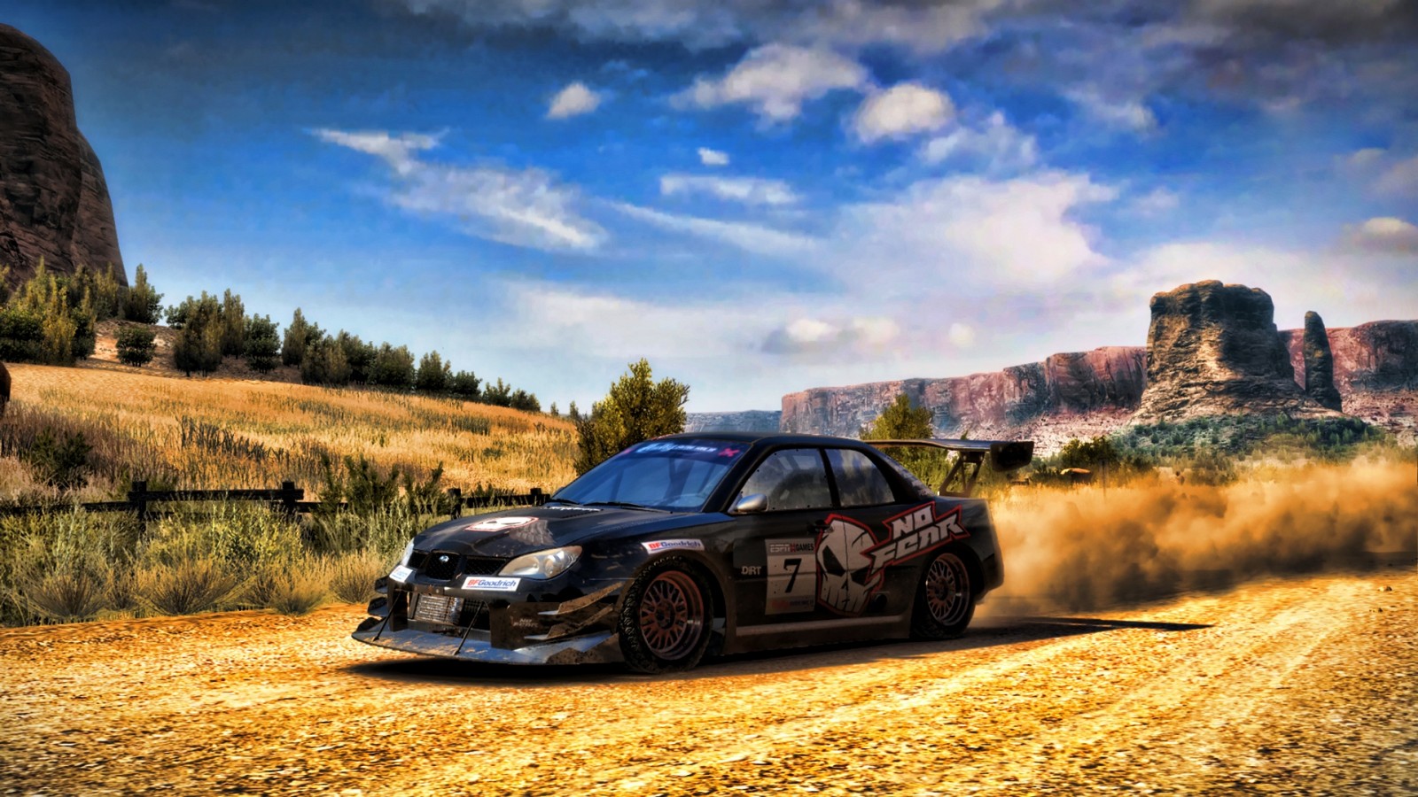 Black Rally Car HD Wallpaper