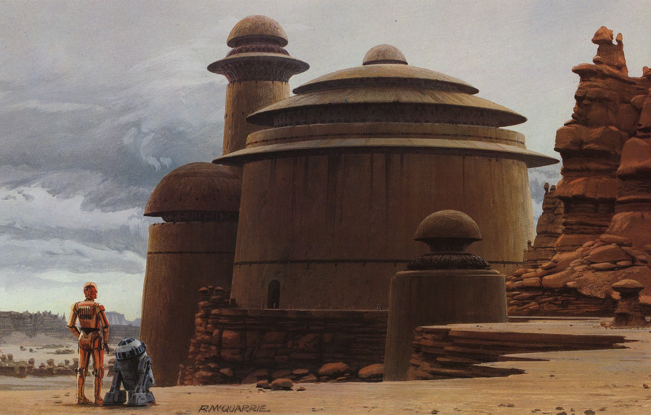 Wallpaper Star Wars Tatooine Ralph Mcquarrie S Illustration C