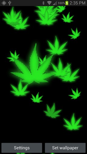 Bigger 3d Weed HD Live Wallpaper For Android Screenshot