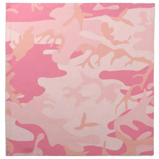 Girly Camo Background Pink
