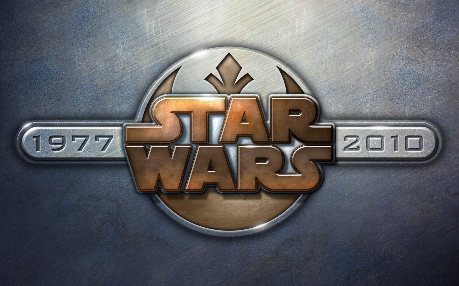 Picture Star Wars Metaal Logo Textuur