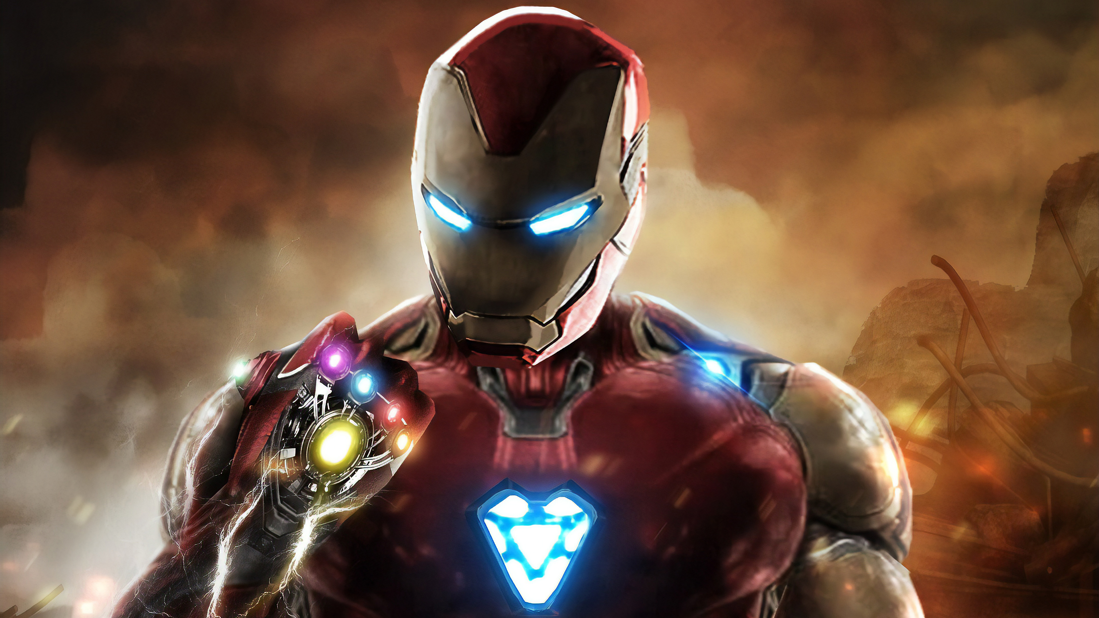 Wallpaper 4k Iron Man Infinity Gauntlet Avengers Endgame