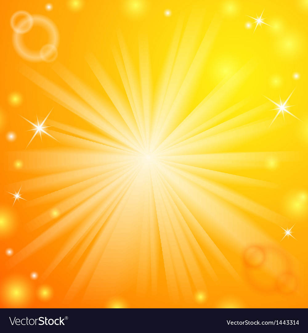 Abstract Magic Light Orange Background Royalty Vector